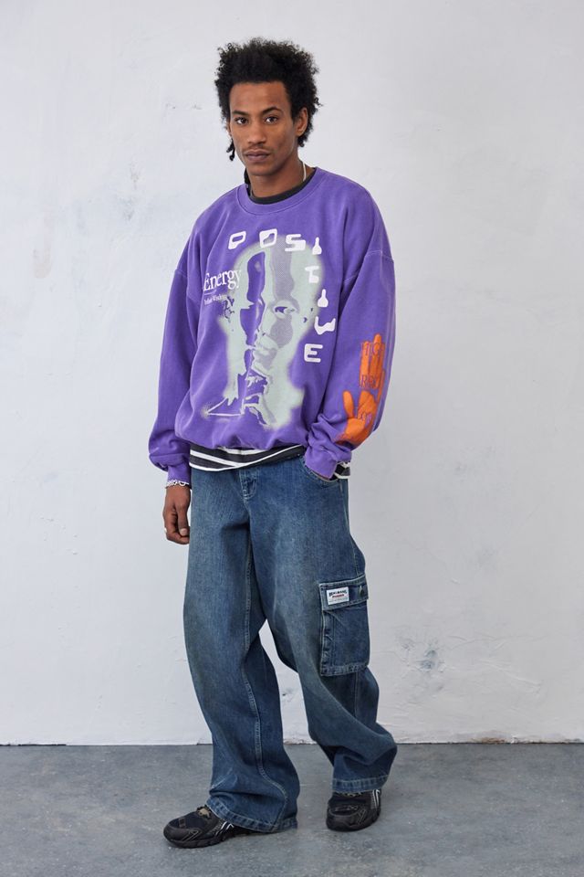 UO Purple Positive Energy Metaverse Sweatshirt #1