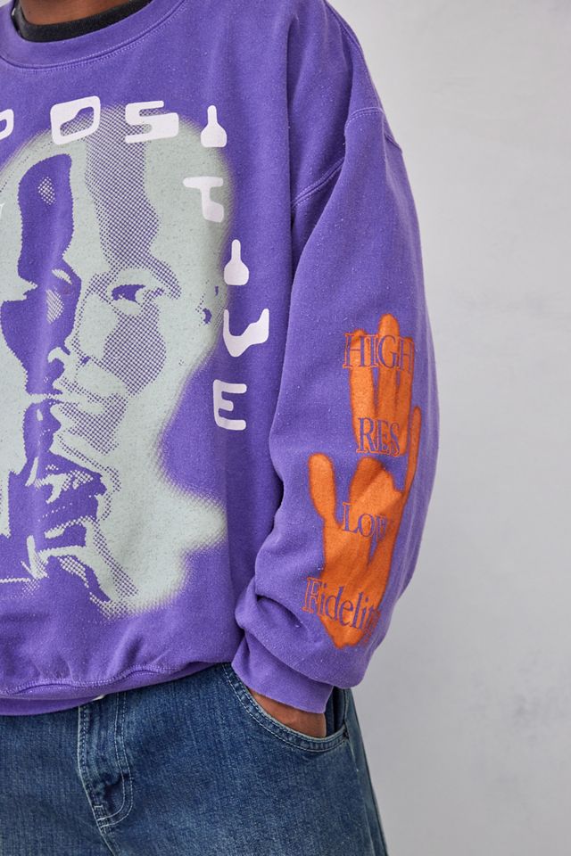 UO Purple Positive Energy Metaverse Sweatshirt #3