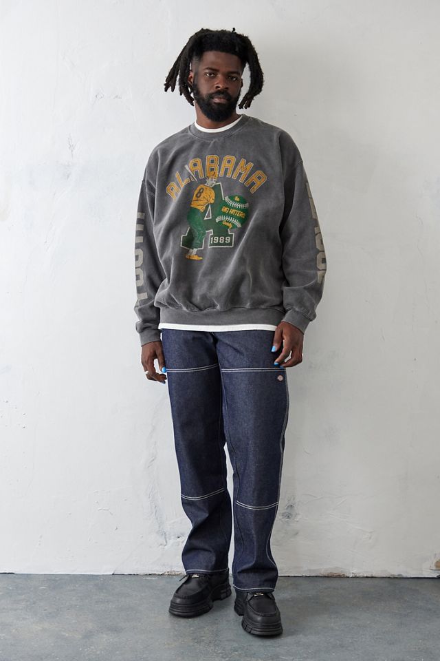 Sudadera Alabama UO Negra Desgastada #2