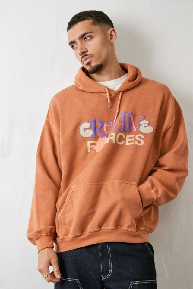 Orange hoodie urban outfitters online