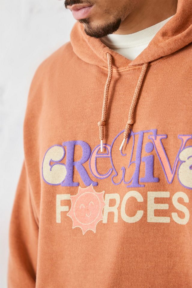 Sweat à capuche UO Orange Creative Forces #2