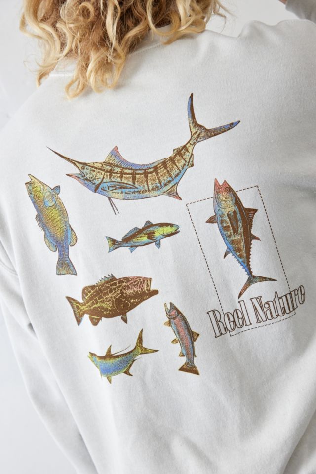 White Gone Fishing Uni T-Shirt – Aida Shoreditch