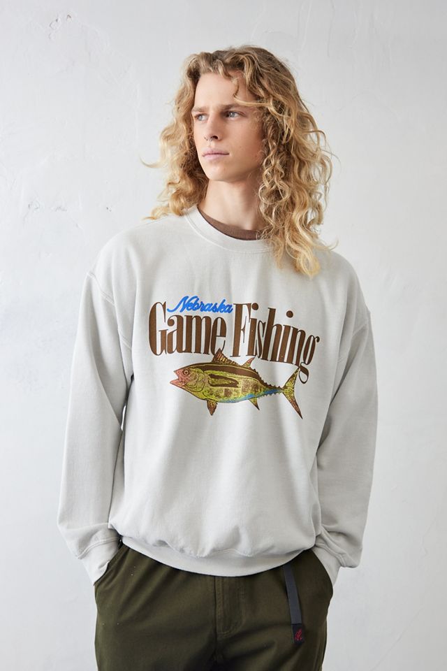 UO Felpa da pesca bianca #1