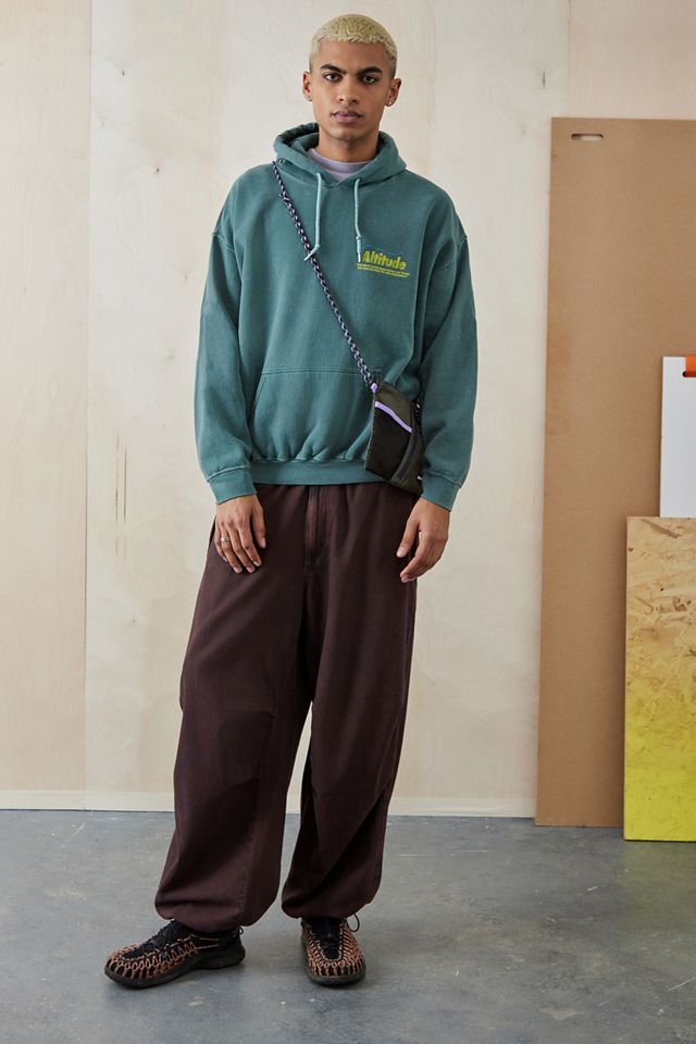 Sweat Court Col Rond Vert Urban Outfitters Altitude - Femme Taille S
