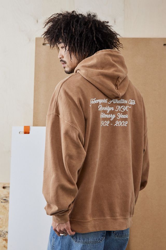 UO Brown New York Hoodie  #1