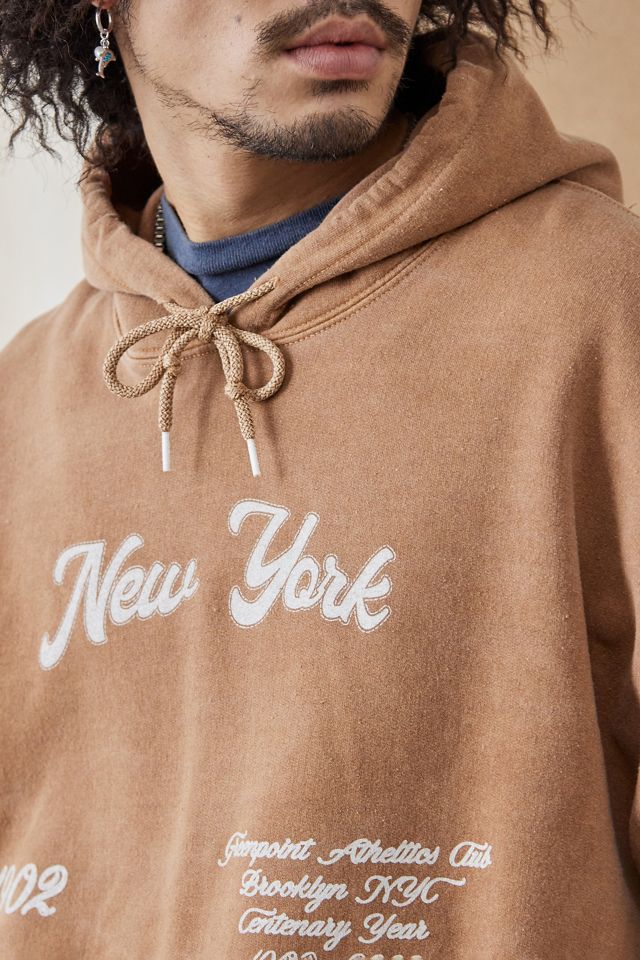 UO Brown New York Hoodie  #2