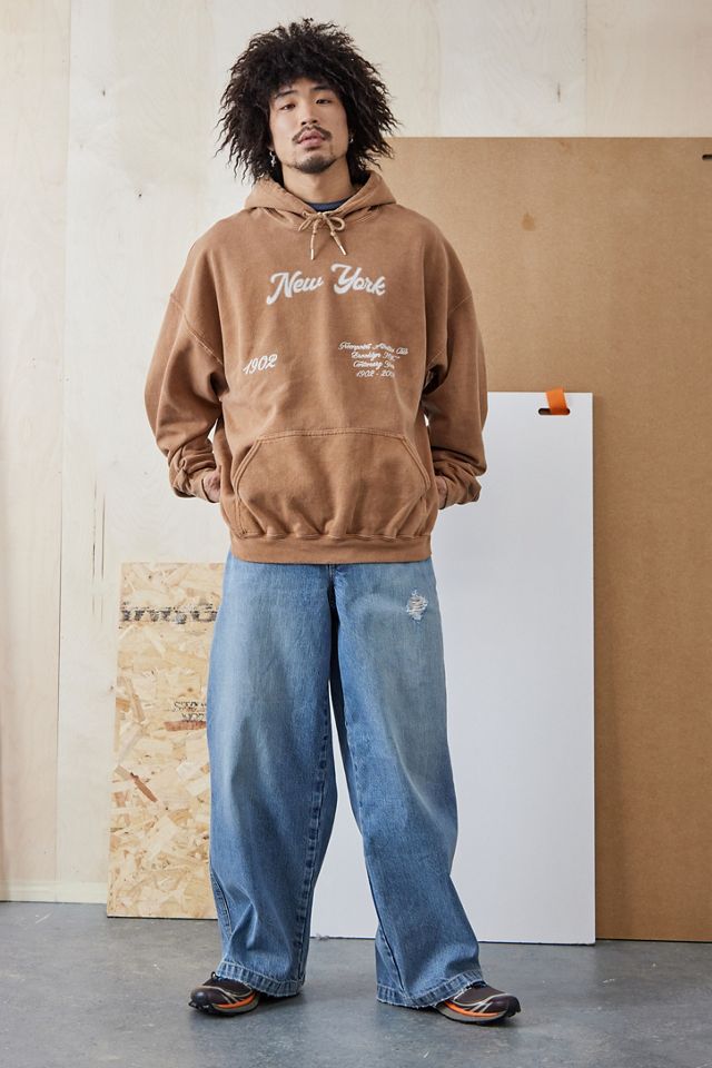 UO Brown New York Hoodie  #3