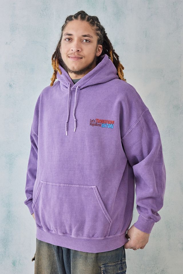 Felpa con cappuccio UO Purple Transform #6
