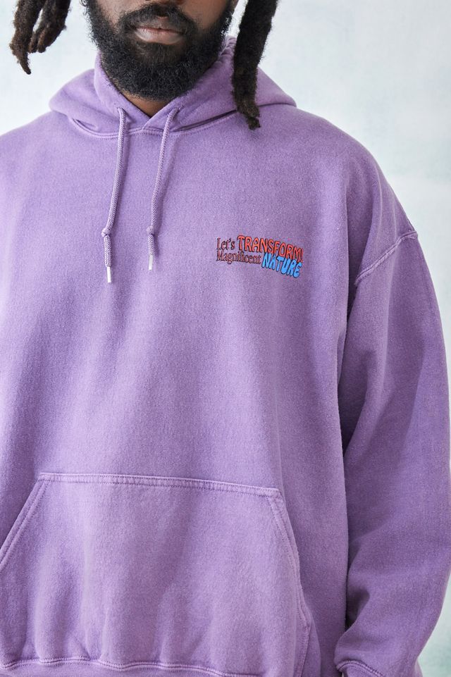 Felpa con cappuccio UO Purple Transform #3