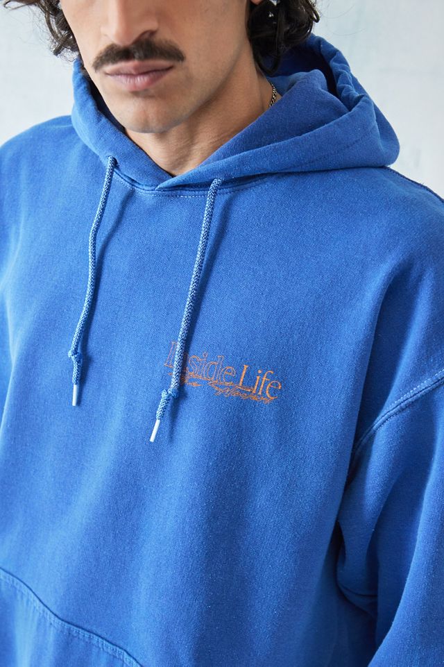 UO Navy Inside Life Sudadera con capucha #3