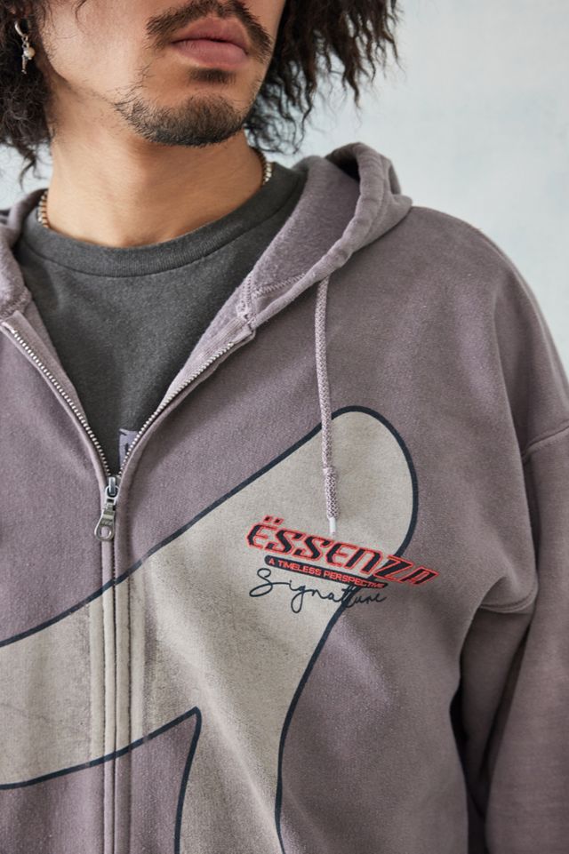 UO Taupe Essenza Zip-Up Hoodie  #2