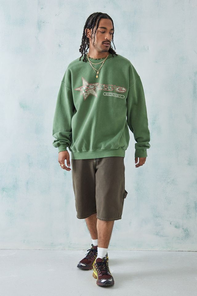 UO Green Pure Ecstasy Sweatshirt  #2