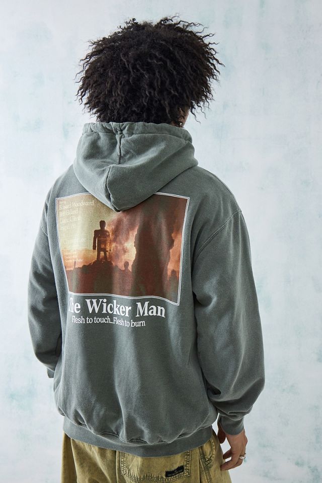 UO Felpa con cappuccio con cappuccio Green Wickerman  #3