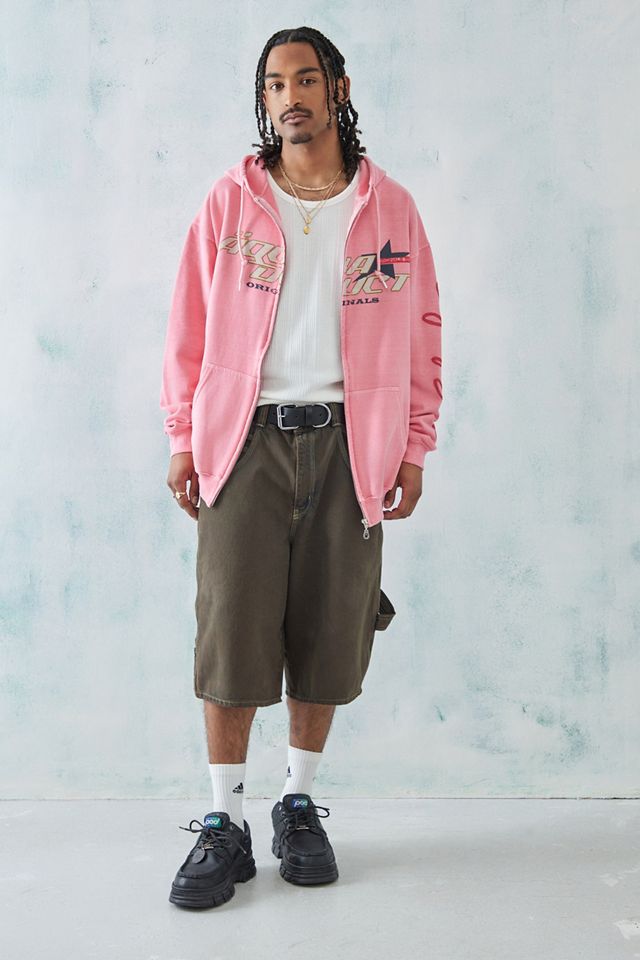 UO - Sweat à capuche zippé Originals abricot #2