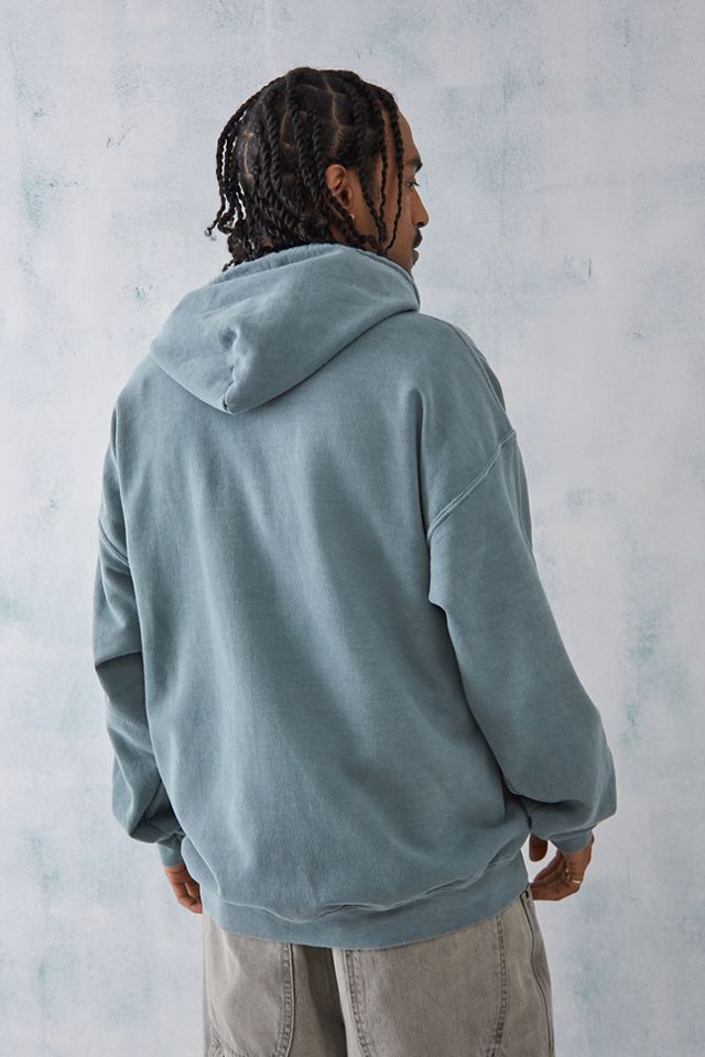 UO Teal Divine Felpa con cappuccio con zip #3