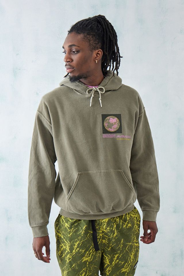 Sweat à capuche UO Khaki Begin Again #1