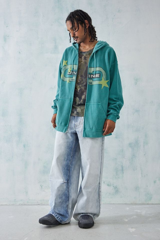 UO Green Divine Zip-Through Hoodie #2