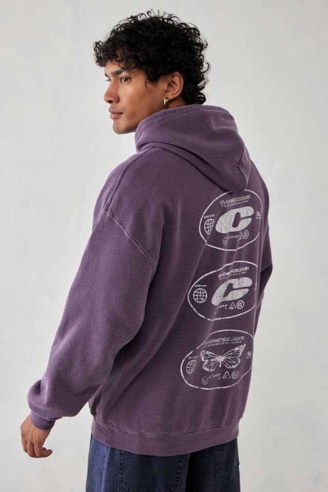 UO Dusty Purple Butterfly Hoodie