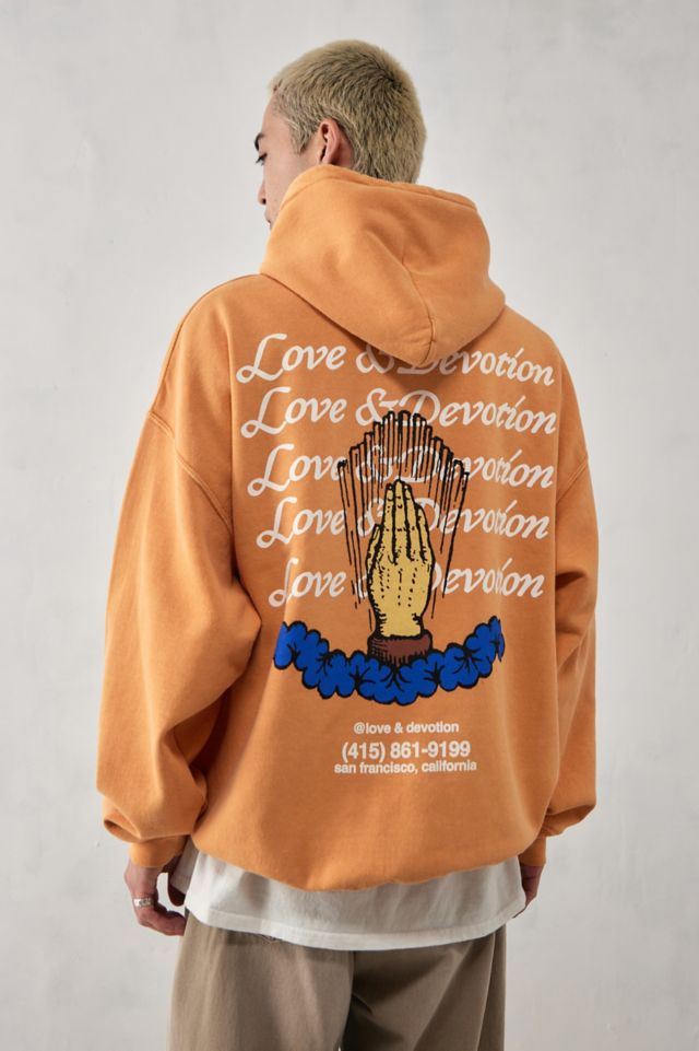 Urban outfitters 2025 orange hoodie