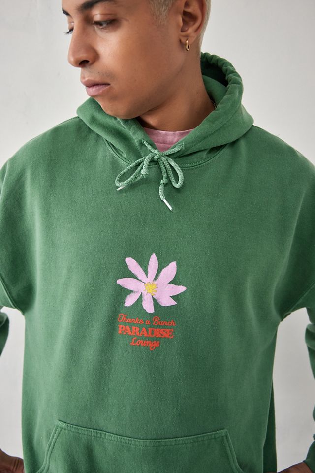 UO - Sweat à capuche orné de fleurs vert #1