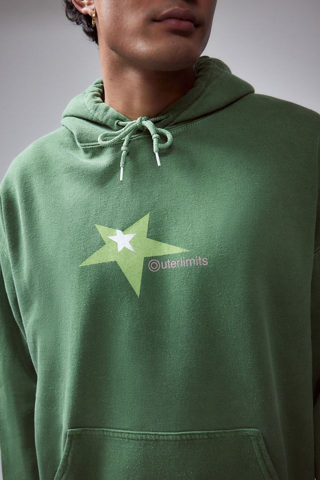 UO Green Outer Limits Hoodie  #1