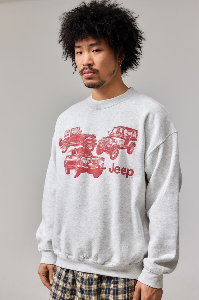 UO Grey Jeep Sweatshirt