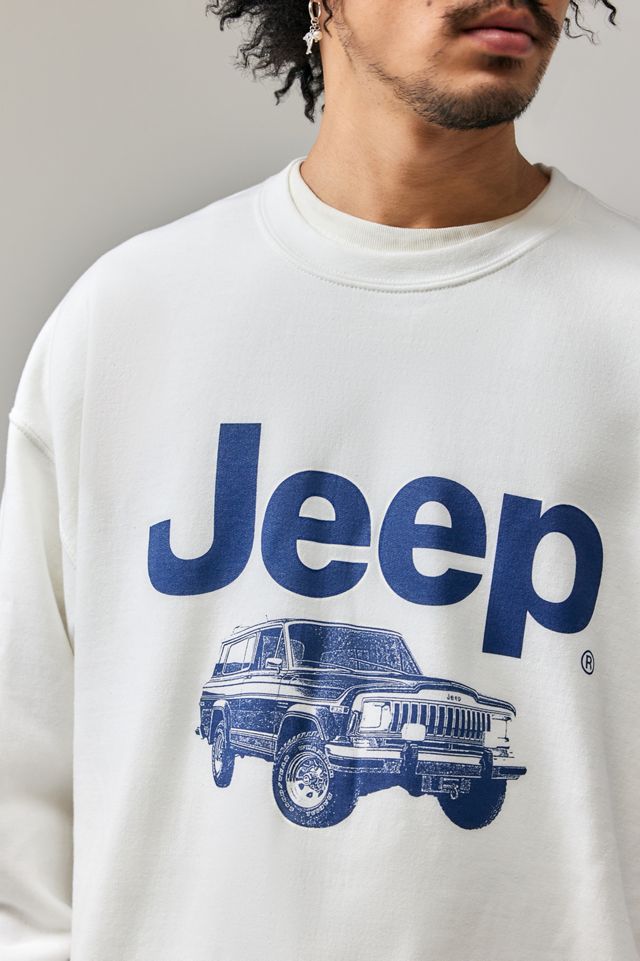 UO White Jeep Sweatshirt #1