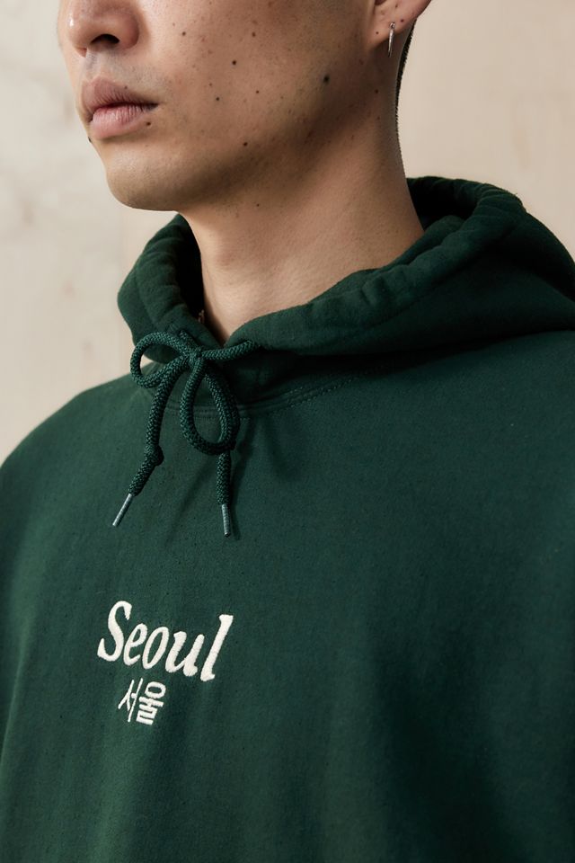 UO Green Seoul Hoodie #2