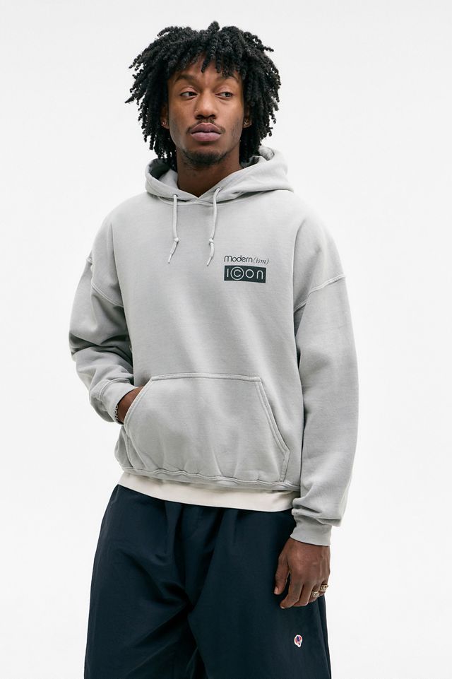 UO Grey Icons Hoodie #3