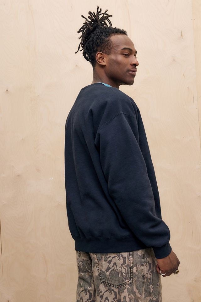UO Black Embroidered Stay Grounded Sweatshirt #3