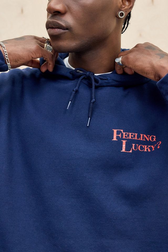 UO Navy Feeling Lucky Hoodie #3
