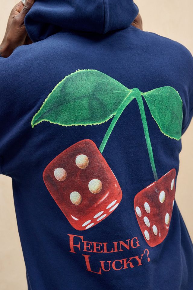 UO Navy Feeling Lucky Hoodie #4