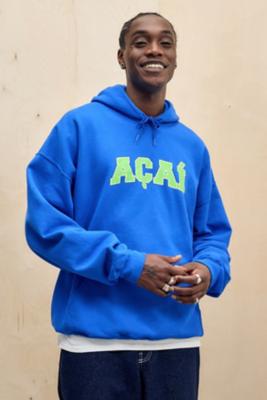 UO Cobalt Acai Hoodie - Blue XS at Urban Outfitters