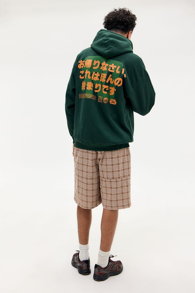 UO Green Fuji Japan Hoodie #4