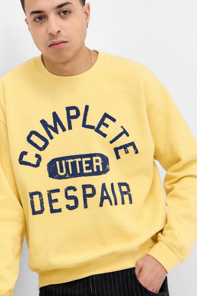 UO Yellow Utter Despair Sweatshirt #3