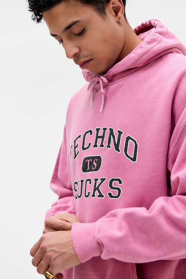 UO Pink Techno Hoodie #2