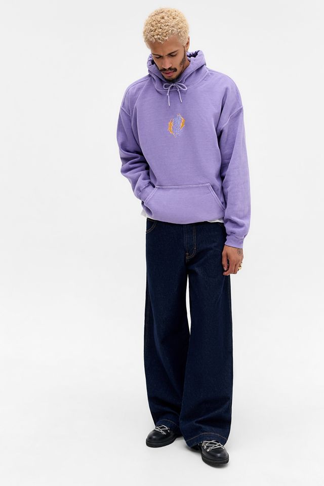 Koi Fisch Hoodie in Flieder #2