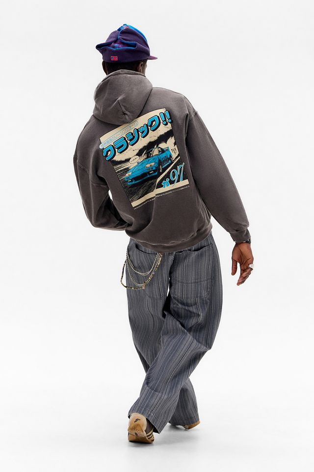 UO Brown Car Hoodie #4