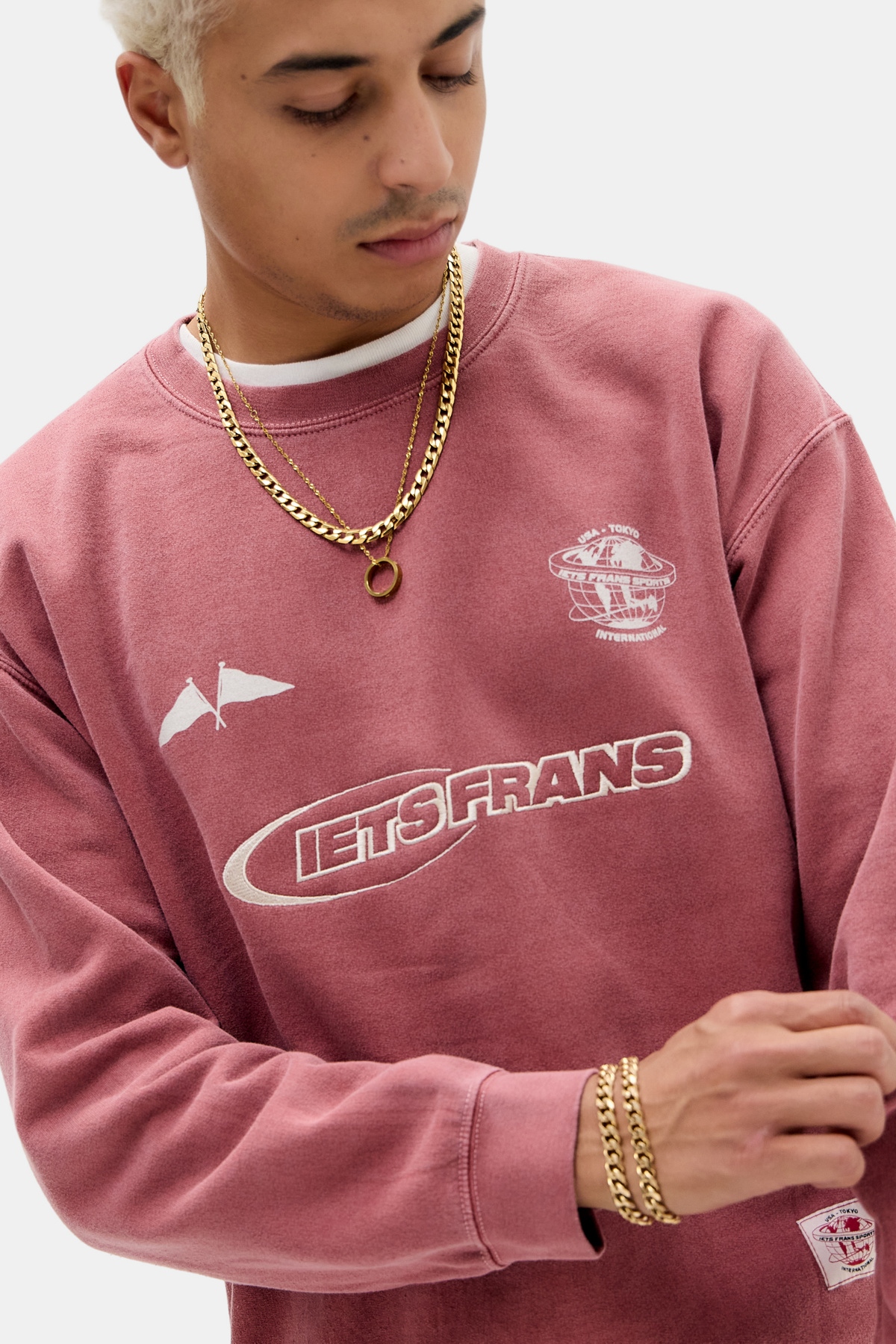 iets frans... Red Football Sweatshirt