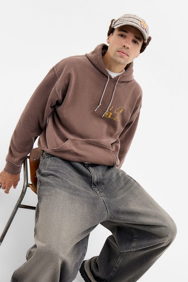 UO Brauner Snoopy Kapuzenpullover #3