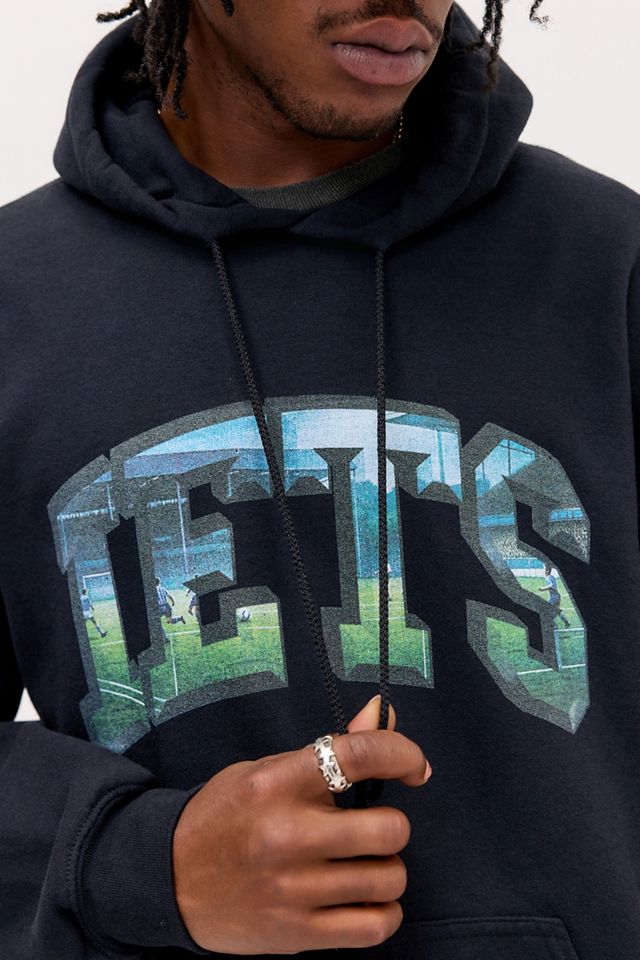 iets frans... Schwarzer Grafik-Fußball-Hoodie #1