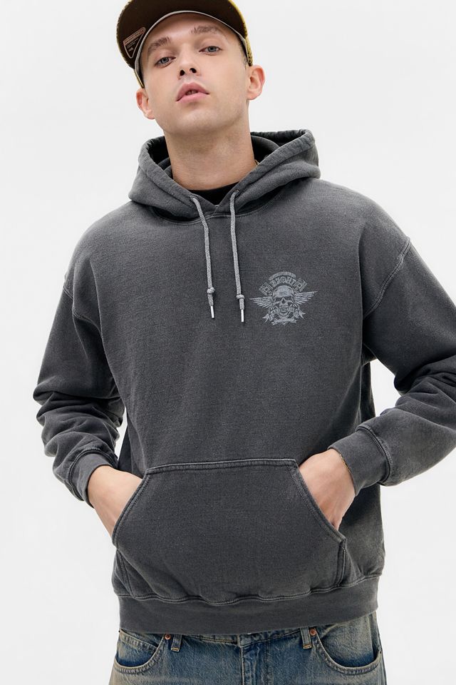 UO Schwarze Flügel Kapuzenpullover #1