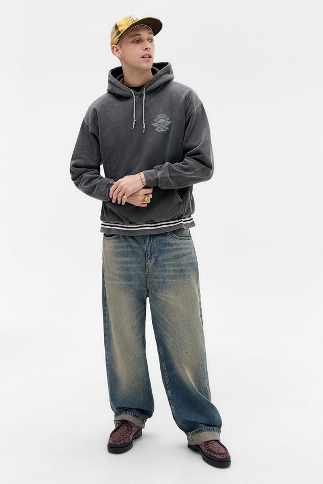 UO Schwarze Flügel Kapuzenpullover #3