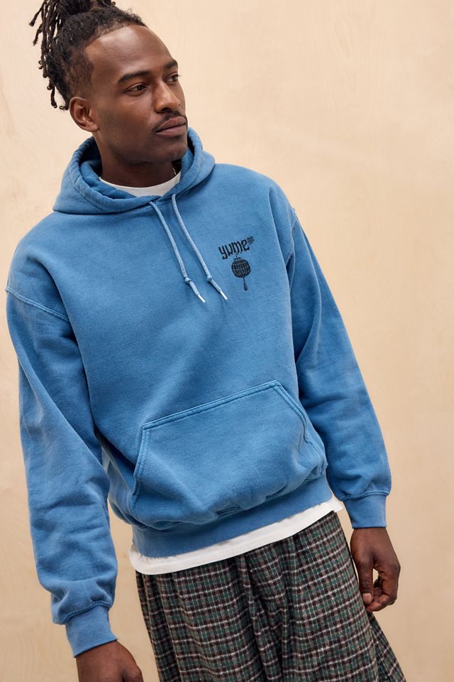 UO Blue Japan Floral Hoodie #1