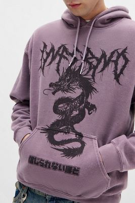 Sweat à capuche UO Plum Gothic Dragon