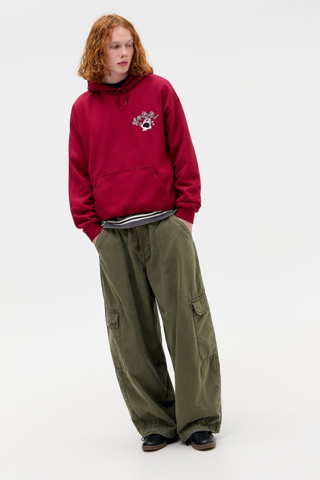 Sweat à capuche UO Snoopy rouge #2