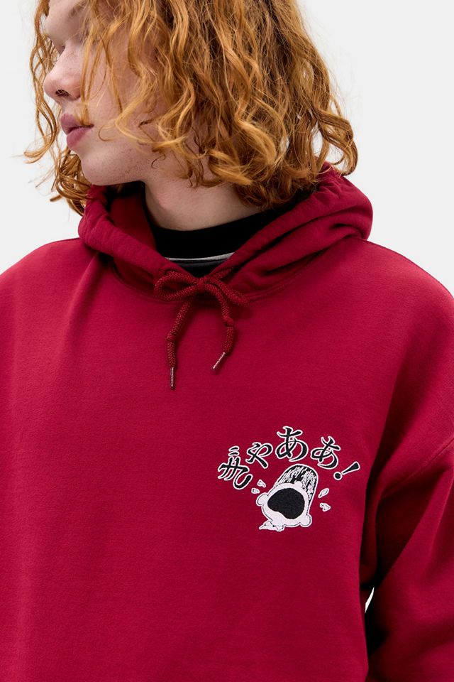 Sweat à capuche UO Snoopy rouge #3