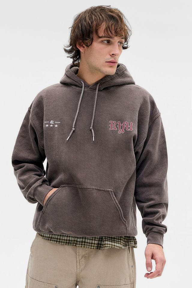 Sweat à capuche UO Brown Asiatic Dragon #1