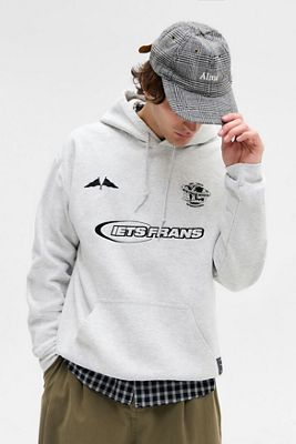 iets frans... Sudadera con Capucha de Fútbol Gris Jaspeado