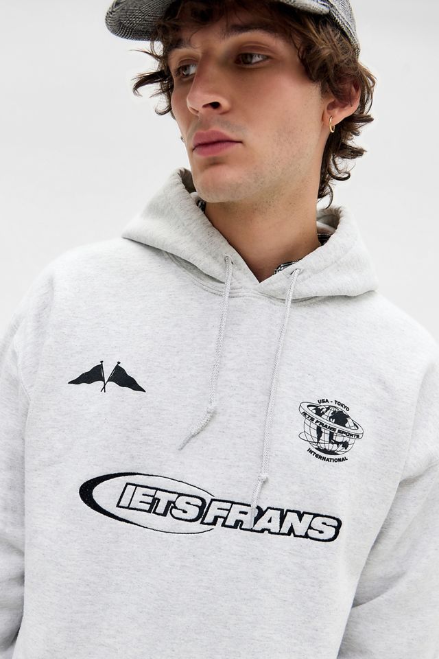 iets frans... Sudadera con Capucha de Fútbol Gris Jaspeado #1